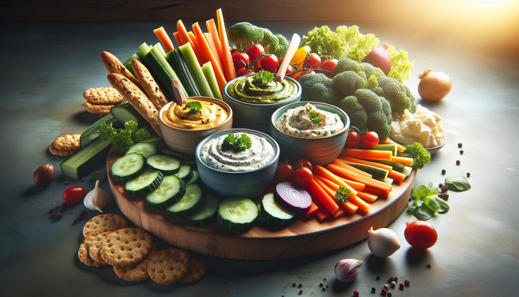 5.​ Delicious Dips to Pair with Your⁣ Crunchy Veggies: Elevating Snack Time
