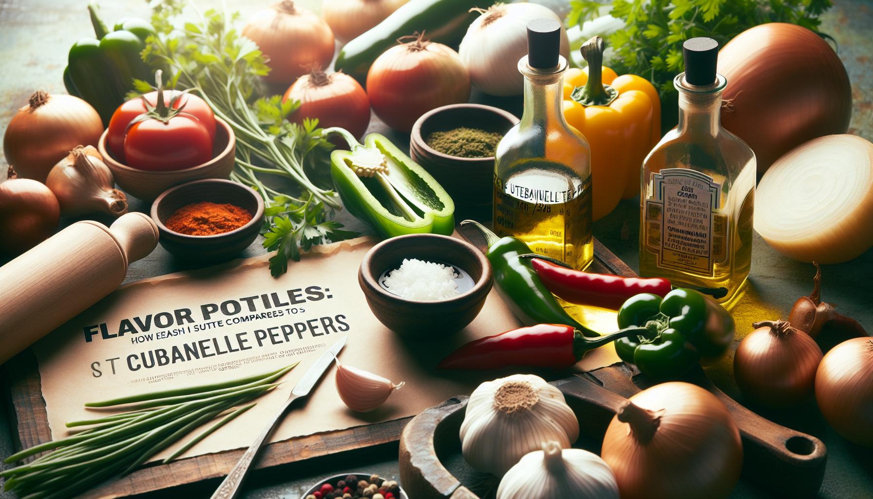 Flavor Profiles: How Each Substitute Compares to Cubanelle Peppers